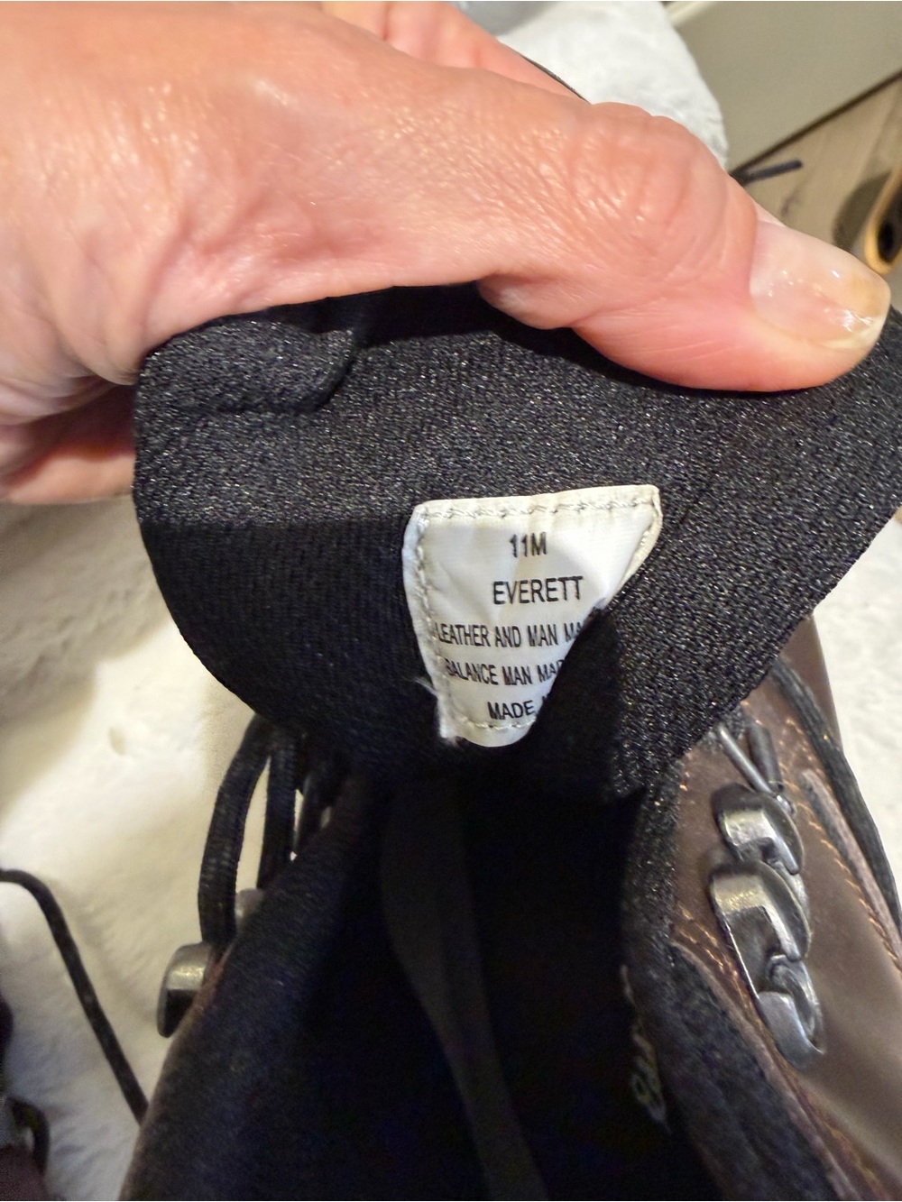 Eddie Bauer Everett Brown Hiking Work Boots Men’s Size 11 - Picture 5 of 7